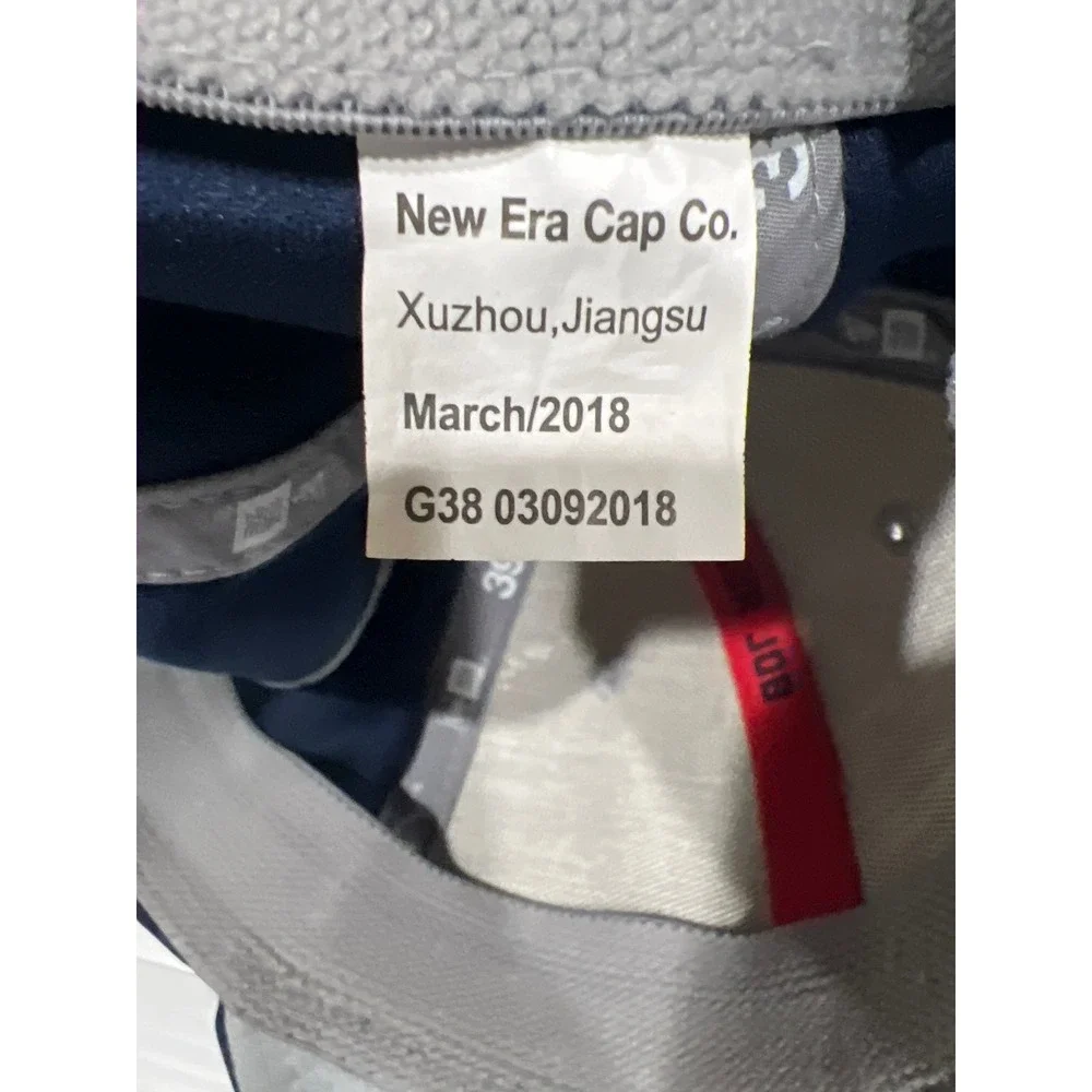 New Era New England Patriots Youth 39THIRTY Stretch Fit Hat Navy Grey G38